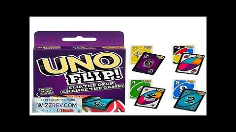 Mattel UNO FLIP! Games Family Funny Entertainment Board Game Fun Playing Cards Review