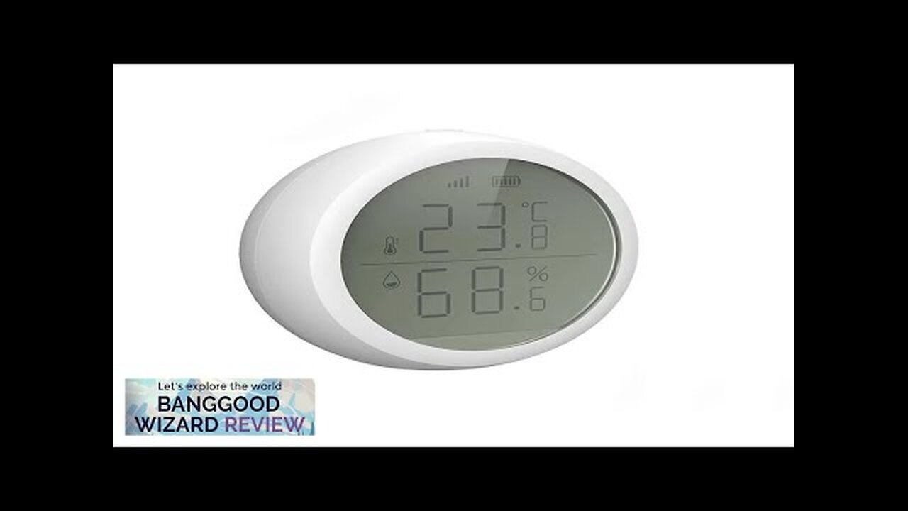 Tuya Smart Home ZigBe Temperature and Humidity Sensor Intelligent Detector Temperature Review