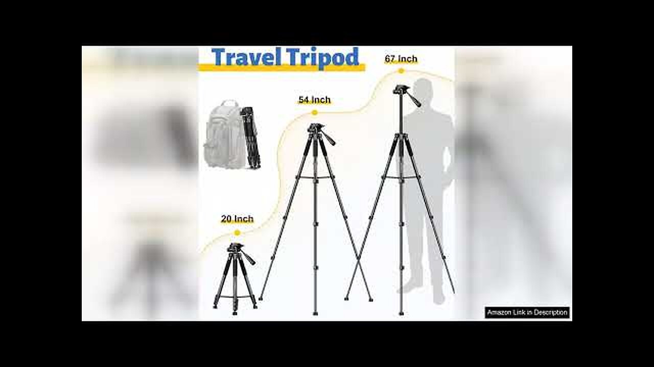 JOILCAN Tripod for Camera Camera Tripod 67" Heavy Duty Tripod Phone Tripod Review