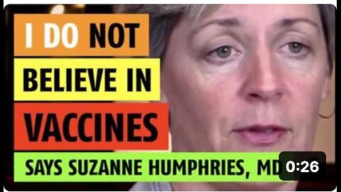 I do not believe in vaccines says Suzanne Humphries, MD