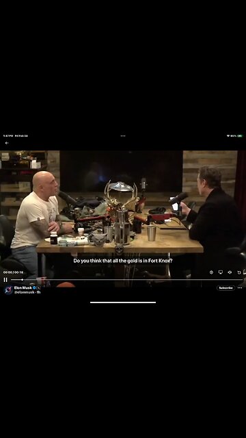 Elon on JRE (Clip) Fort Knox