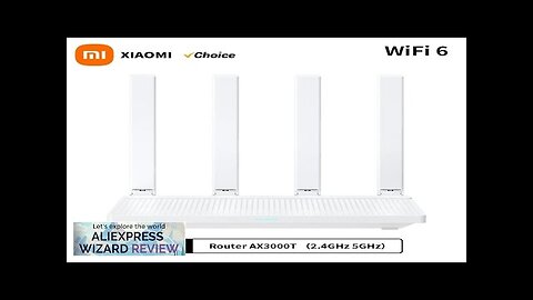 2024 NEW Original Xiaomi AX3000T Router 5GHz 160MHz Broadband 1.3GHz Processor High Review