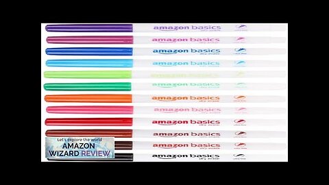 Amazon Basics Low Odor Ultra Fine Tip Dry Erase White Board Markers Review