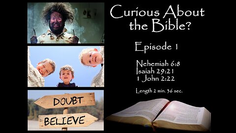 Curious About the Bible? - 8th Grade - Episode 1