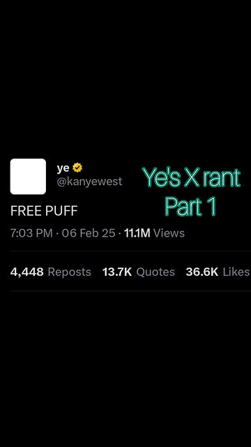 Kanye West's X Rant Part 1