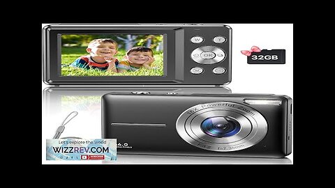 Digital Camera 2024 Upgraded FHD 1080P Digital Camera with Strap 32GB SD Review