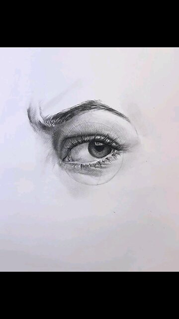 Drawing Realistic Tutorial of eyes✍️