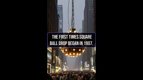 The First Times Square Ball Drop (1907)"