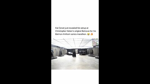 Kai Cenat just revealed his setup at Christopher Nolan's original Batcave for his Batman Arkham