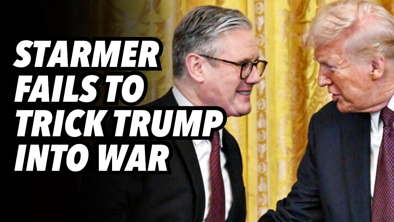 Starmer and Macron FAIL to trick Trump into war with Russia