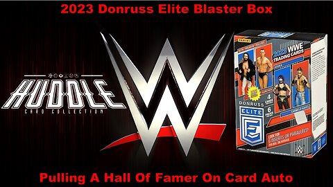 BOOM!!!! Pulling A Hall Of Famer On Card Auto out of a $10 2023 Donruss Elite WWE Blaster Box.