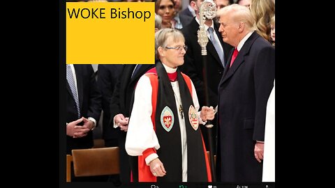 President Trump destroys WOKE Bishop #trump #jesus #presidenttrump