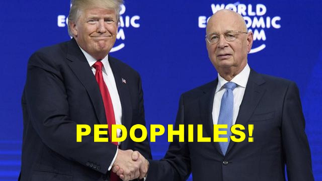 Pedophile Psyop Satanist Trumps WEF Davos 2025 Speech Part 3!