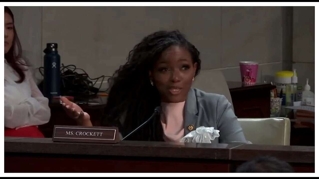 Nancy Mace says "if you wanna take it outside we can do that" as Jasmine Crockett calls her a Child