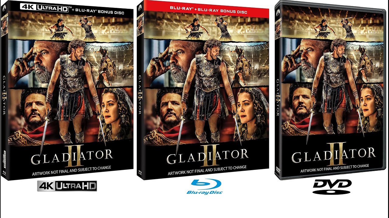 Gladiator II [4K UHD & Blu-ray & DVD] Directed by Ridley Scott