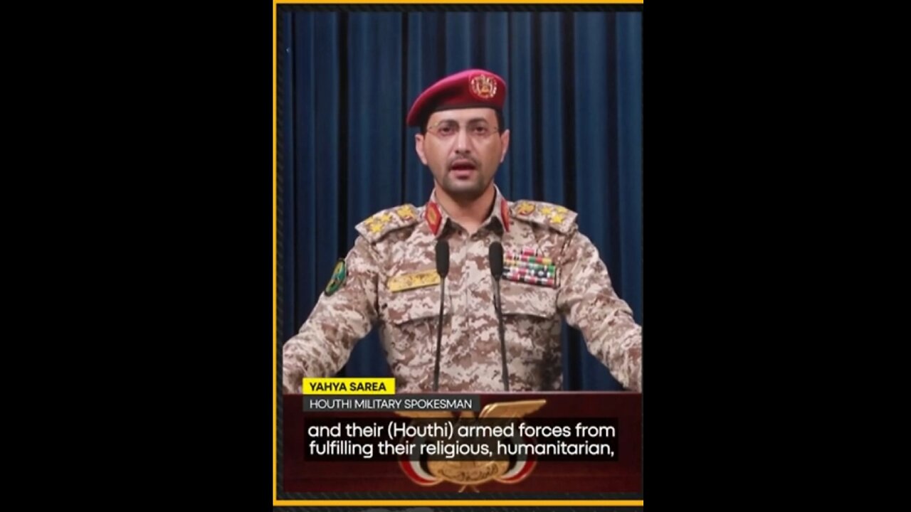 YEMEN'S HOUTHIS SAY THEY WILL ESCALATE MILITARY OPERATIONS IN RESPONSE TO ISRAELI