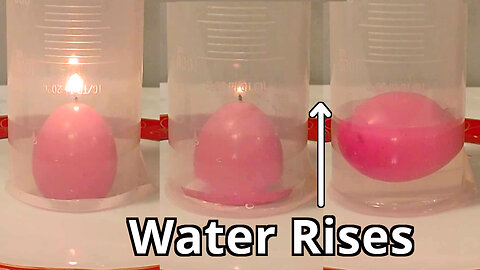 🔬#MESExperiments 46: Candle Flame Causes Water to Rise