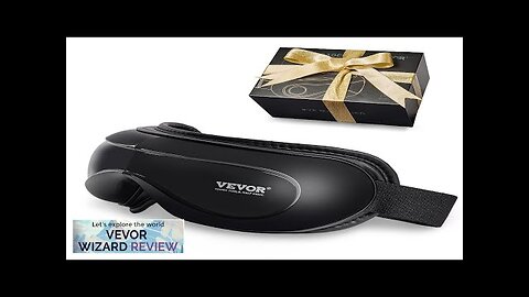 VEVOR Heated Eye Massager Eye Care Device 5 Modes Bluetooth Music 180° Review