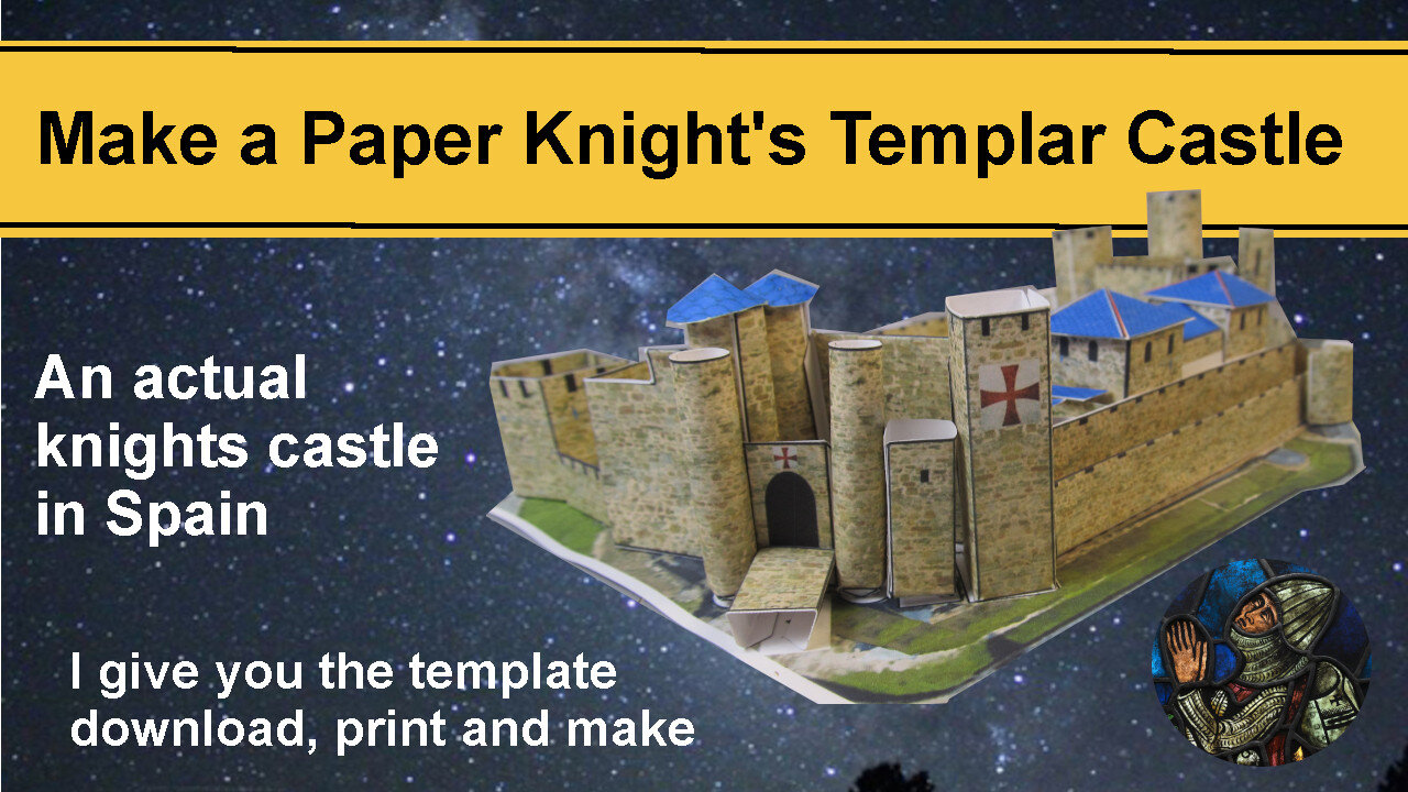Make a Paper Knight's Templar Castle