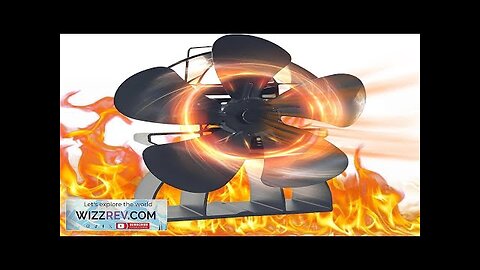 Energy Saving Fireplace 5 Blade Fireplace Quiet Safe Heat Powered Stove Fan Review