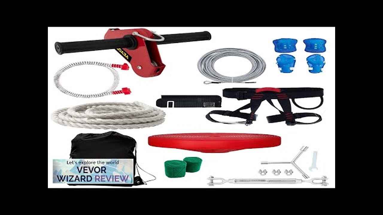 VEVOR Zip line Kits for Backyard 160FT Zip Lines for Kid Review