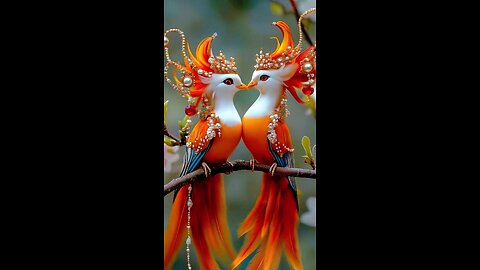 cute loveing bird