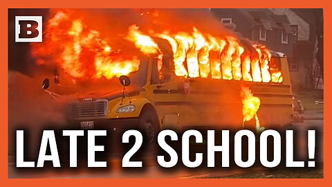 Late 2 School! Schoolbus Bursts into Flames En Route to Middle School