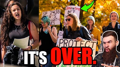 College Students LOSE THEIR MIND Over Woke Studies Being SHUT DOWN!