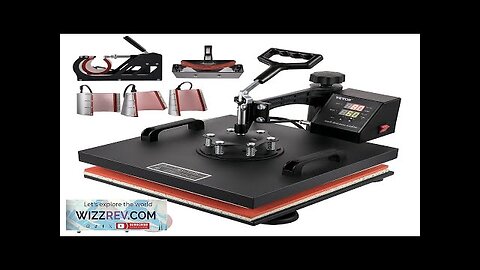 VEVOR Heat Press Machine 15x15Inch 8pcs 1050W Combo Digital Multifunctional Sublimation Heat Review