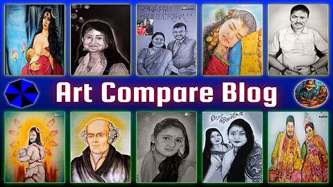 Portraits and Divine Creativity(Tubai Mondal-1) #artcompareblog