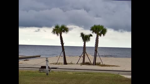 Storm clouds at the beach-Time-lapse-ASMR-8-29-2023-Gulf of America