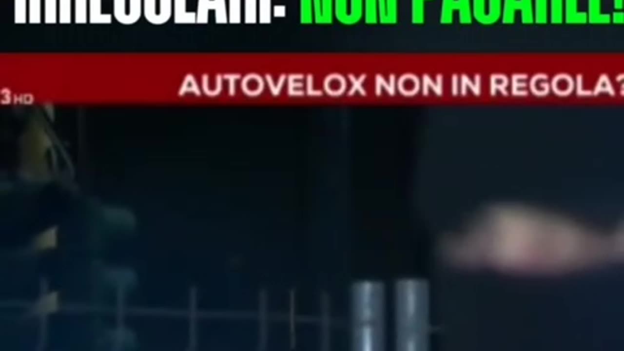 TUTTI GLI AUTOVELOX E TUTOR SONO ILLEGALI