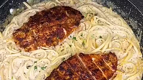 Tastiest high protein creamy chicken alfredo