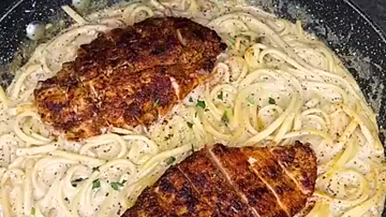 Tastiest high protein creamy chicken alfredo