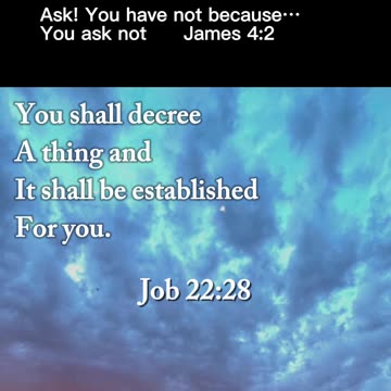 Ask and ye shall receive