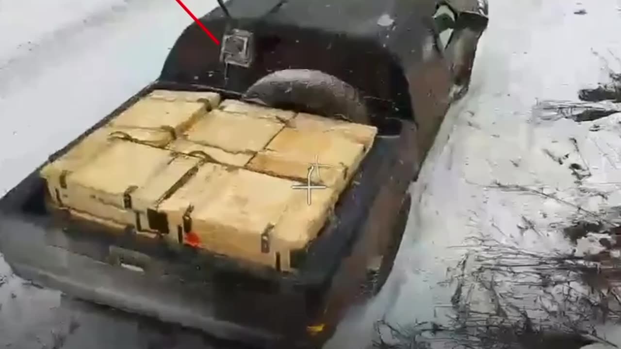 Destruction of two pickup trucks with the AFU in Malaya Lokna, Kursk region.