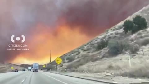 BREAKING: A new wildfire in California has grown to over 3,400 acres with 0% containment.