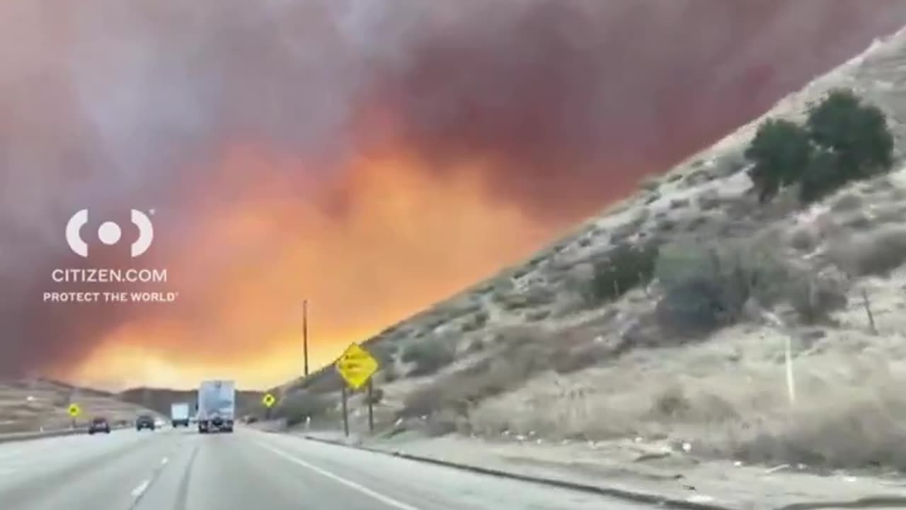 BREAKING: A new wildfire in California has grown to over 3,400 acres with 0% containment.