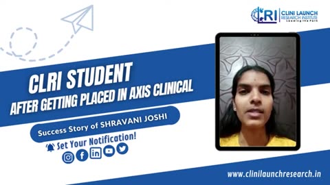 Success Story of SHRAVANI JOSHI - CLRI Student's Placement