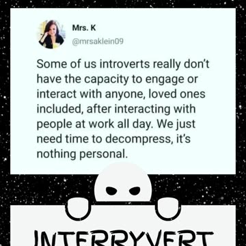 Some of us introverts