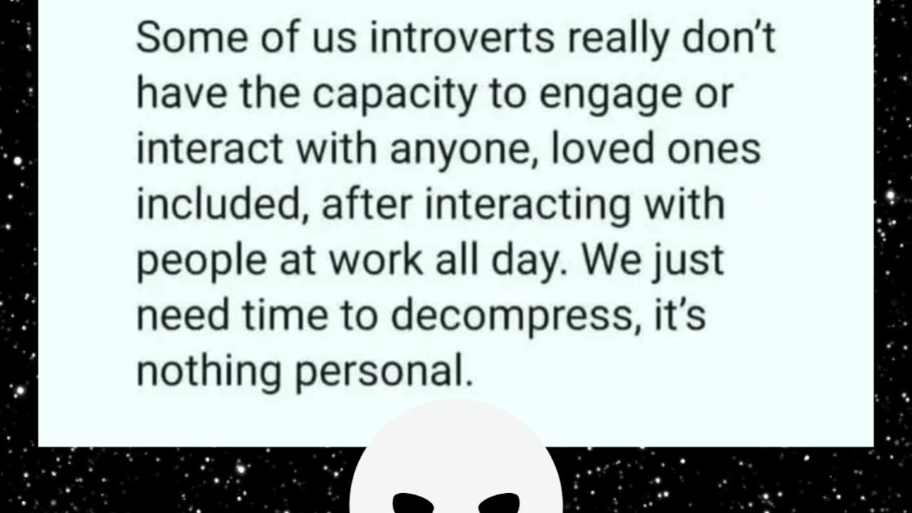 Some of us introverts