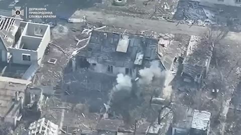 Artillery Strike on Russian Occupied Collective Farm