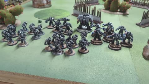 Grimdark Future: Battle Brothers Vs. AOF Goblins. Can it be done?