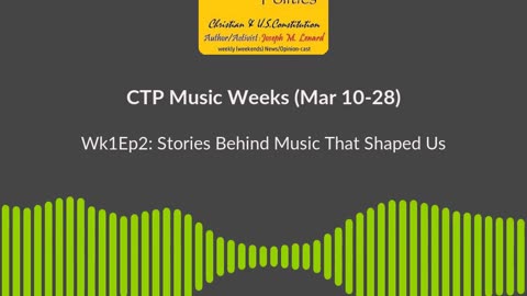 CTP (S2EMarSpeical3) Mar 2025 Music Weeks Wk 1 Ep 2: Adam Blaylok (Heart Songs) Soundbite