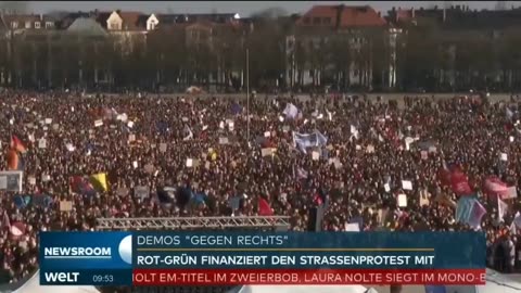 Welt bestätigt im TV "Demos gegen Rechts von Steuergeldern finanziert" !