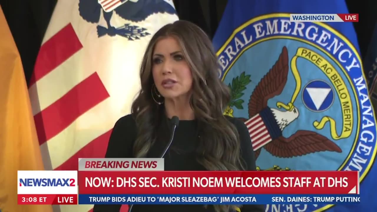 DHS Secretary Kristi Noem: The American People Come First and Foremost