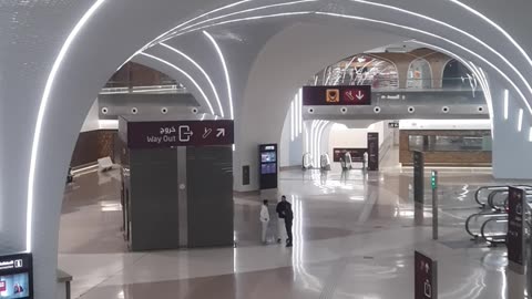 Metro Station Inside Vlog Video Doha Qatar |কাতার মেট্রো স্টেশন ভ্লগ ভিডিও