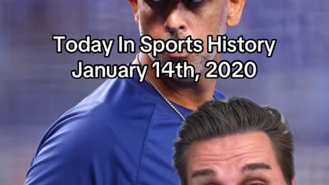 1/14/2020 IN SPORTS HISTORY