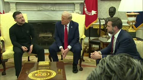 Historic Meeting in the Oval Office: President Trump and President Zelenskyy Engage