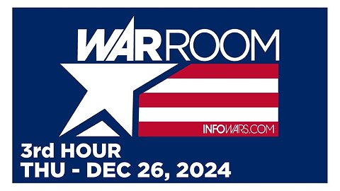 WAR ROOM [3 of 3] Thursday 12/26/24 • KAROLINA STANCIK COVID VAX INJURY UPDATE, CHASE TAKES CALLS